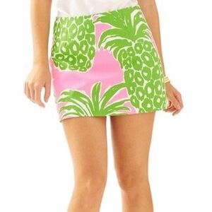 Lilly Pulitzer Pink Pout Flamenco Tate Skirt